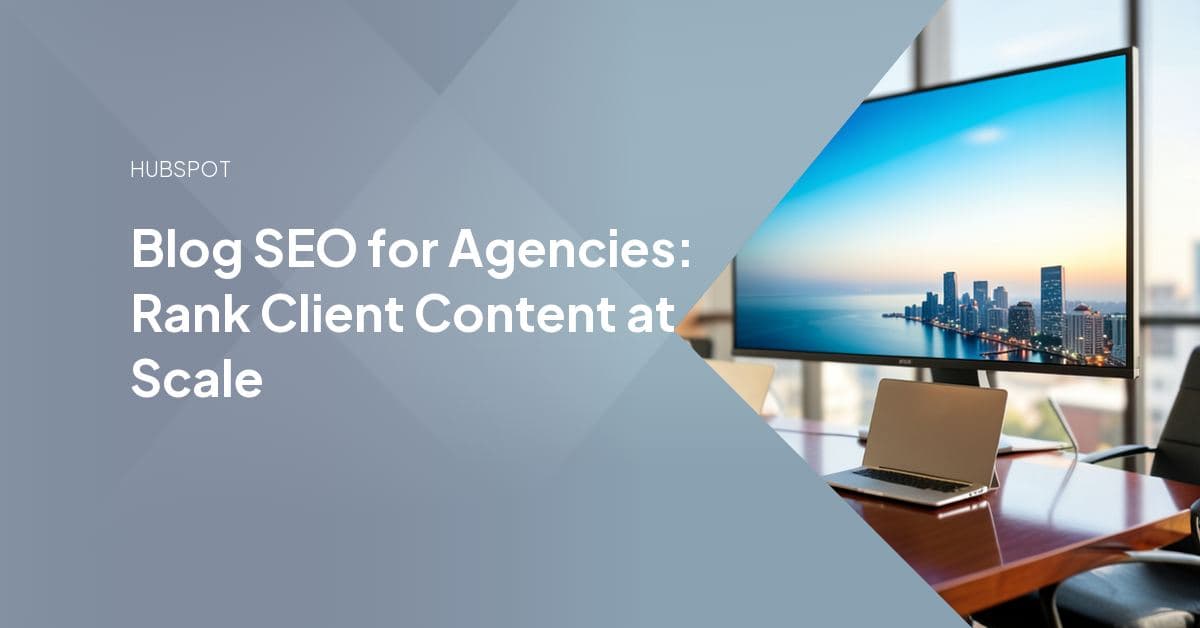 A content team reviewing a blog post's keyword rankings and SEO checklist on a laptop screen.