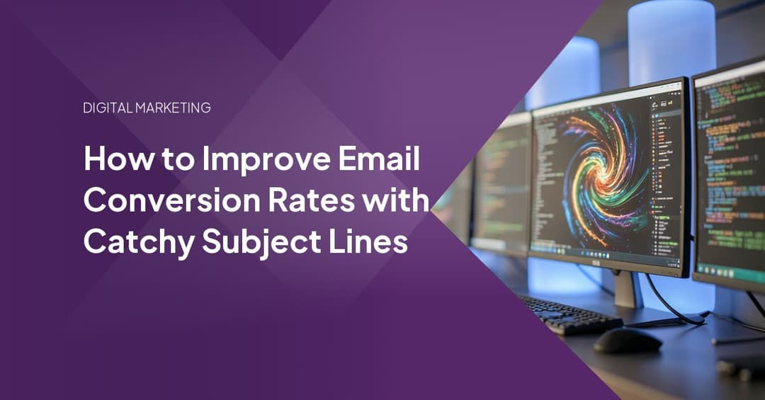 How to Improve Email Conversion Rates with Catchy Subject Lines