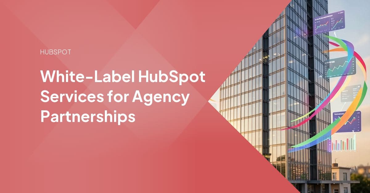 Two agency teams reviewing a HubSpot portal together, representing a white-label delivery handoff between partner and client-facing agency
