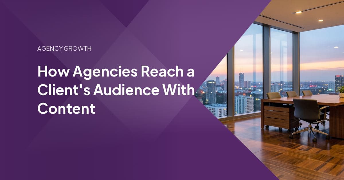 Marketer narrowing a broad audience map down to a defined target segment for a client content strategy