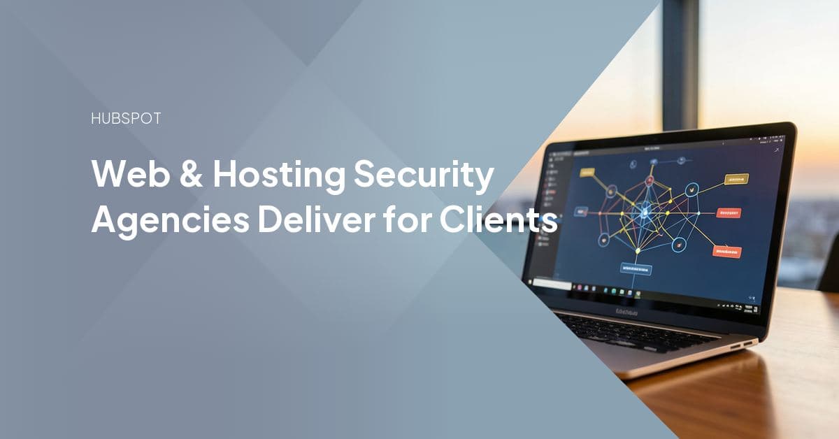 A padlock and shield icon layered over a website browser window, representing managed hosting controls like SSL, firewalls, and backups.
