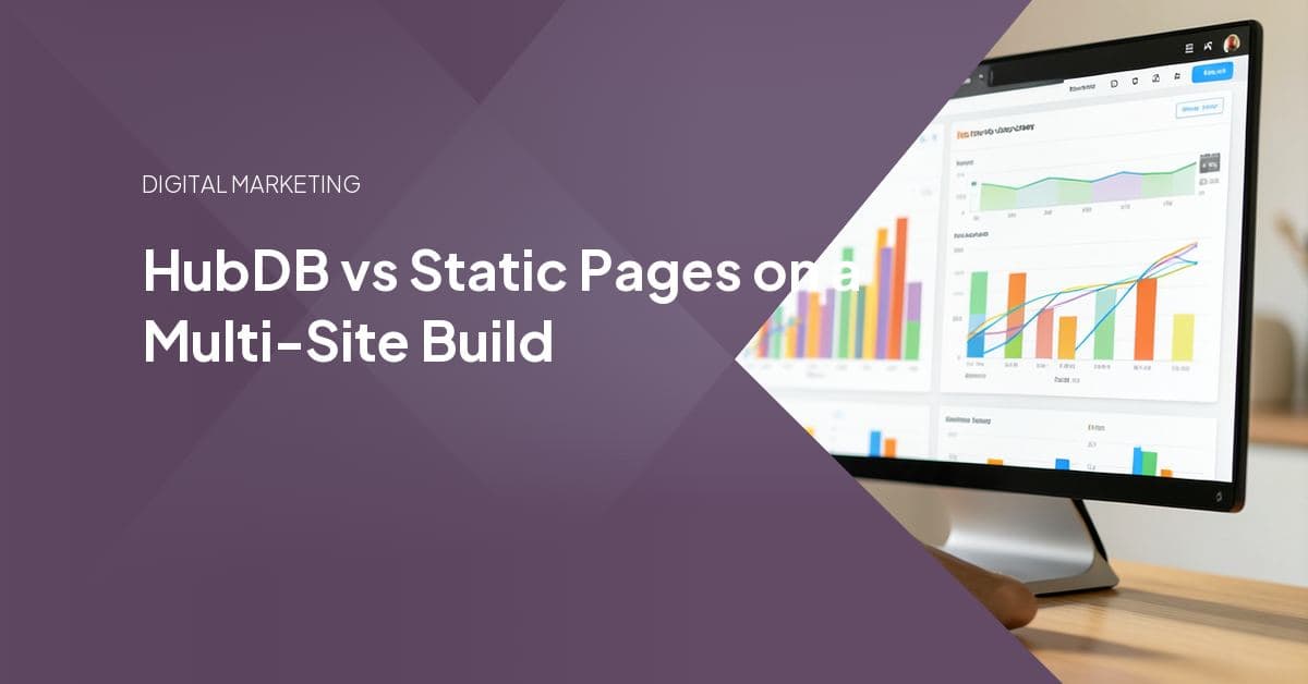 A HubDB table feeding several templated location pages across multiple client sites.