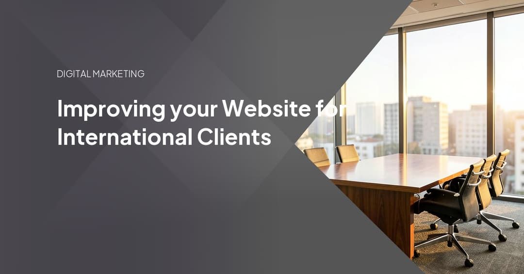 Improving your Website for International Clients