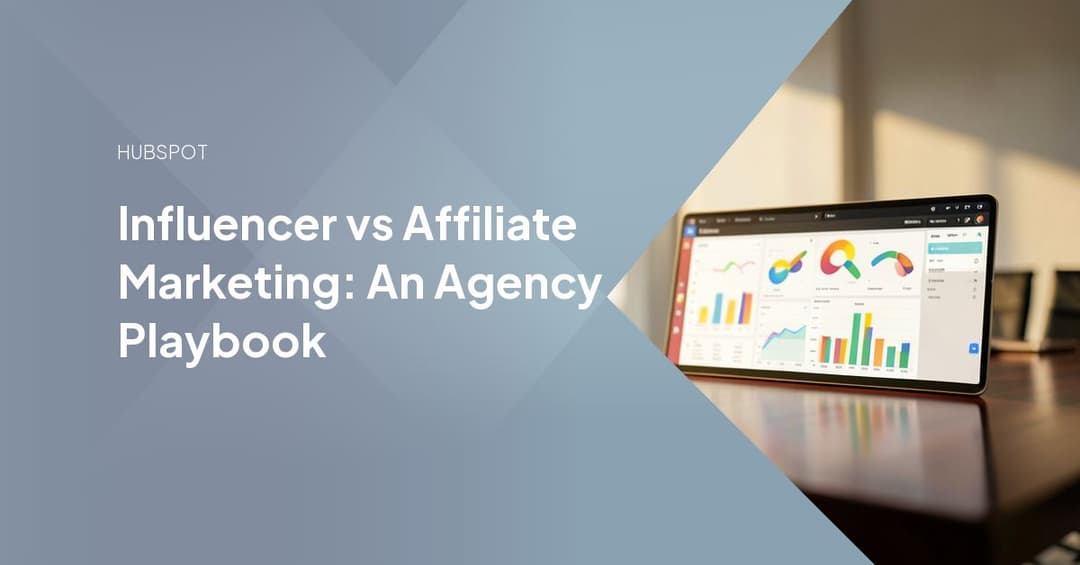 Influencer vs Affiliate Marketing: An Agency Playbook