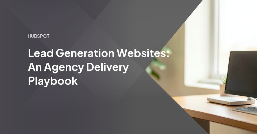 Lead Generation Websites: An Agency Delivery Playbook
