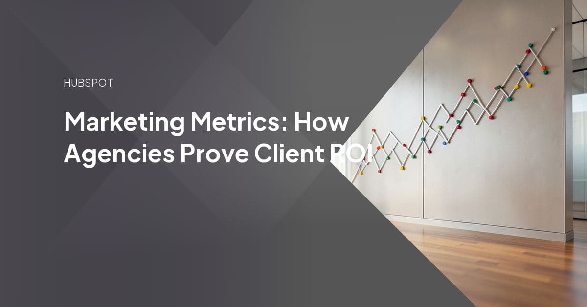 A client reporting dashboard with revenue and pipeline metrics highlighted above channel-level diagnostics like open rate and CTR.