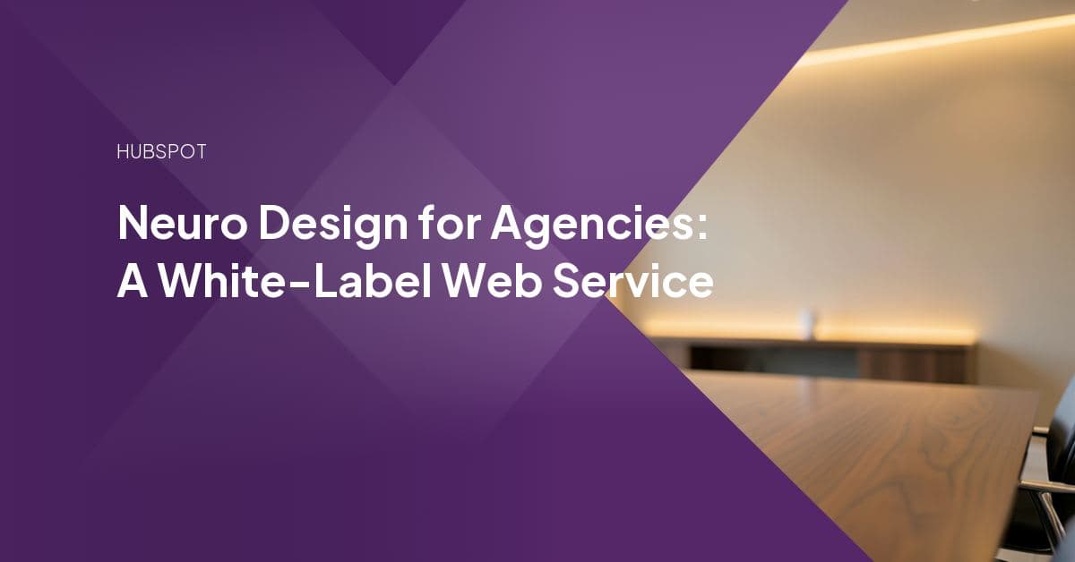 A website homepage mockup annotated with color psychology, visual hierarchy, and CTA-placement callouts illustrating neuro-design decisions.