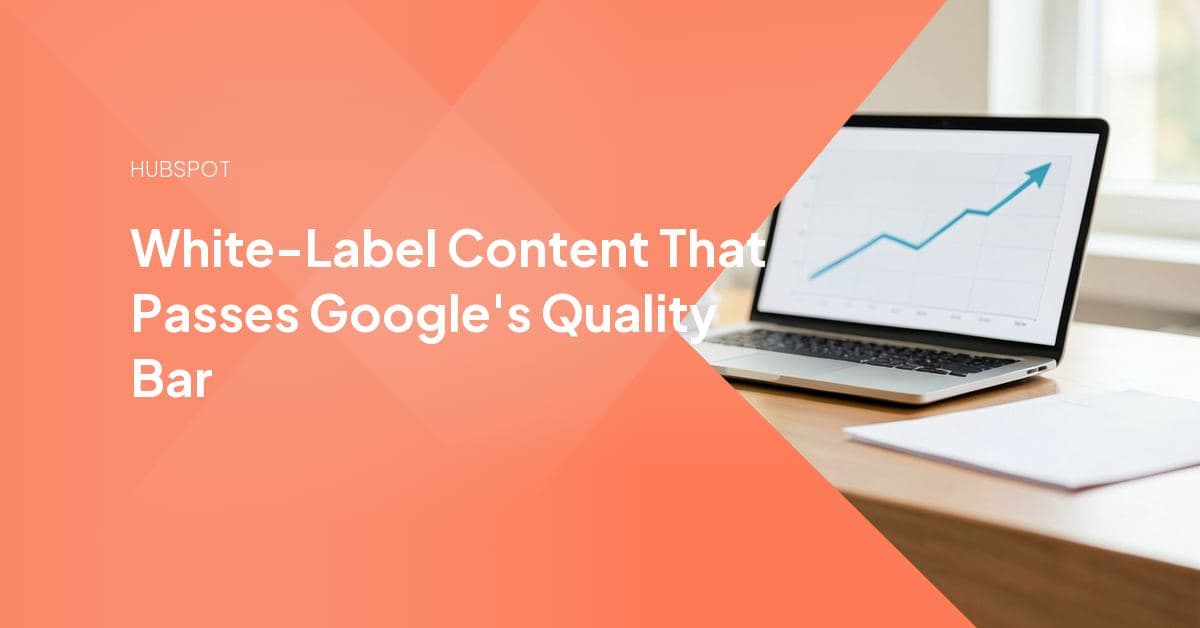 A content editor's checklist overlaid on a webpage draft, representing an agency auditing client content against Google's search quality standards before publishing.
