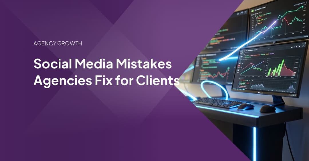 Social Media Mistakes Agencies Fix for Clients
