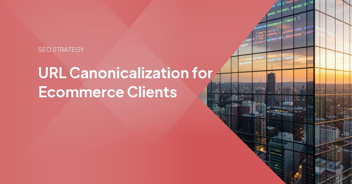 Duplicate ecommerce category URLs with sort and filter parameters converging into a single canonical link.