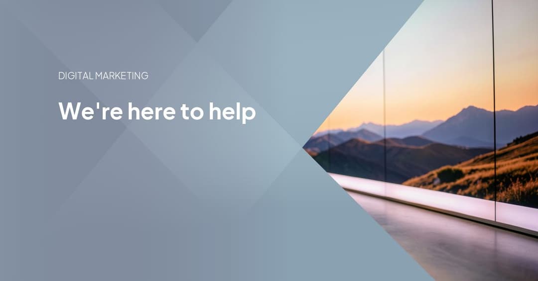 We're here to help