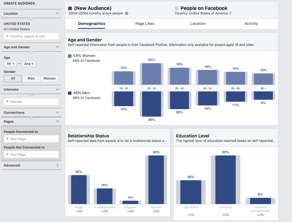Audience Insight Tool Facebook