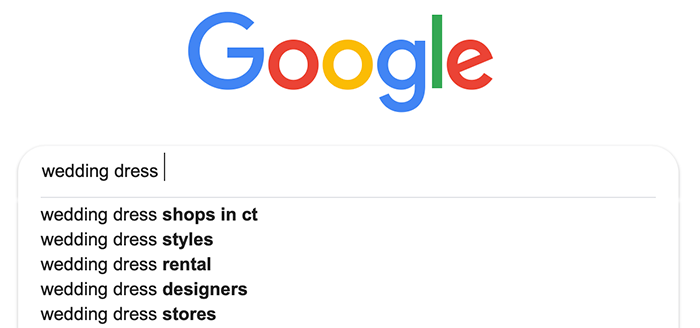 google search suggestion