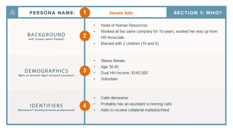 buyer persona worksheet