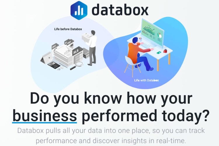 Value proposition example from Databox