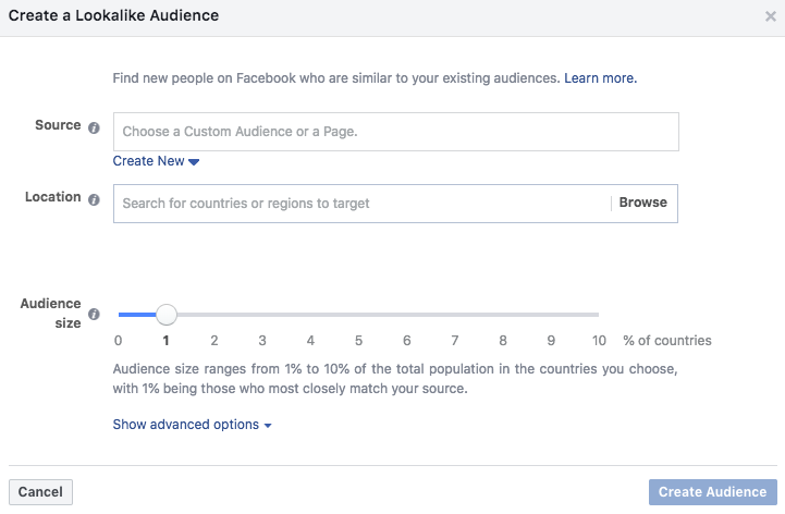 Facebook Lookalike Audiences