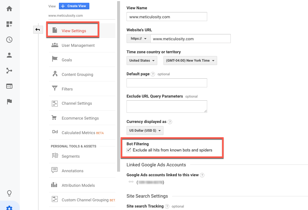 Exclude Known Bots & Spiders in Google Analytics