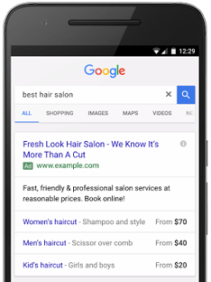 AdWords Price Extension AdWords Price Extension