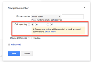 AdWords Call Extensions