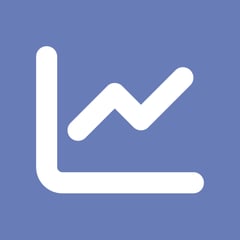 A line chart icon.