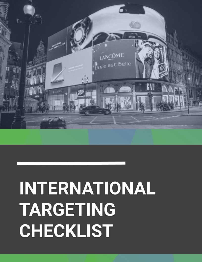 International Targeting Checklist