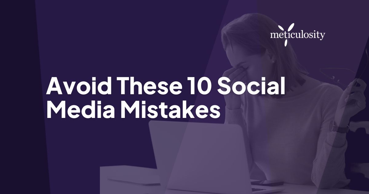 Social media mistakes