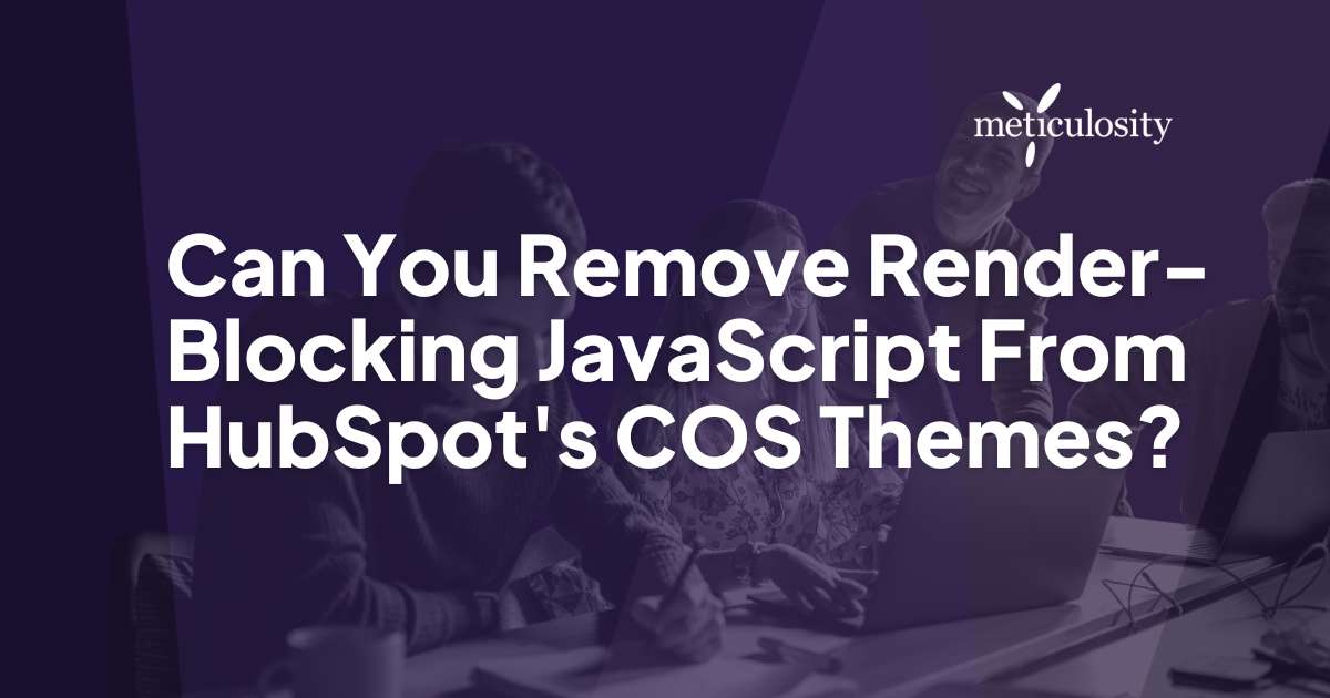 Can you remove render-block Javascript