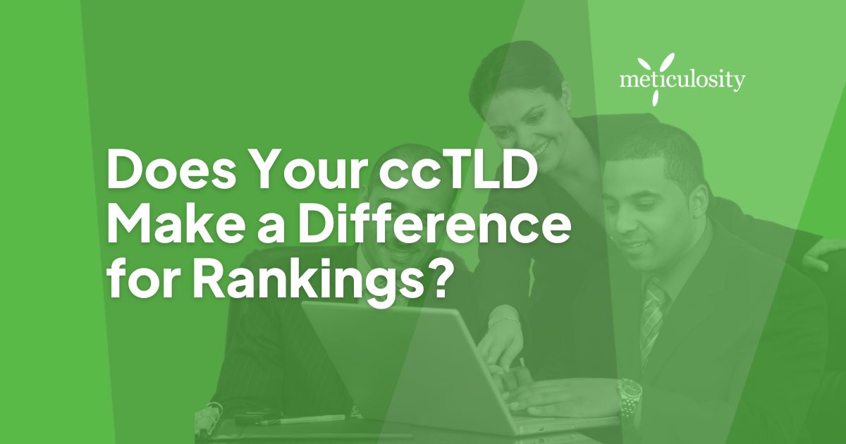 Does your ccTLD makes a difference for rankings?