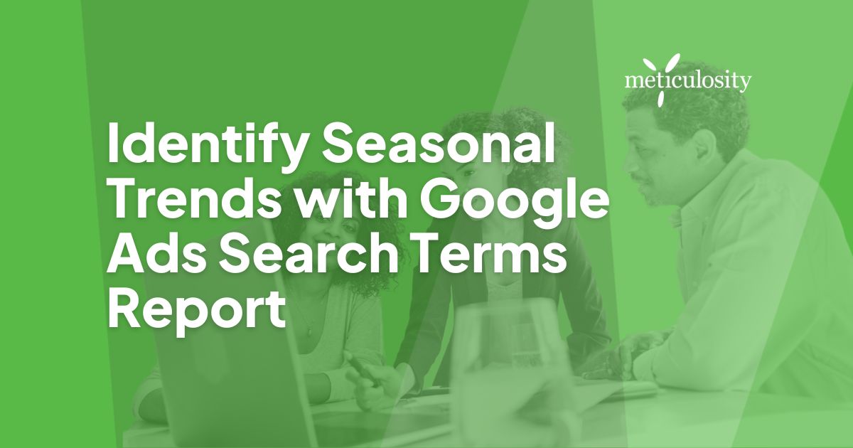 Identify season trends with google ads
