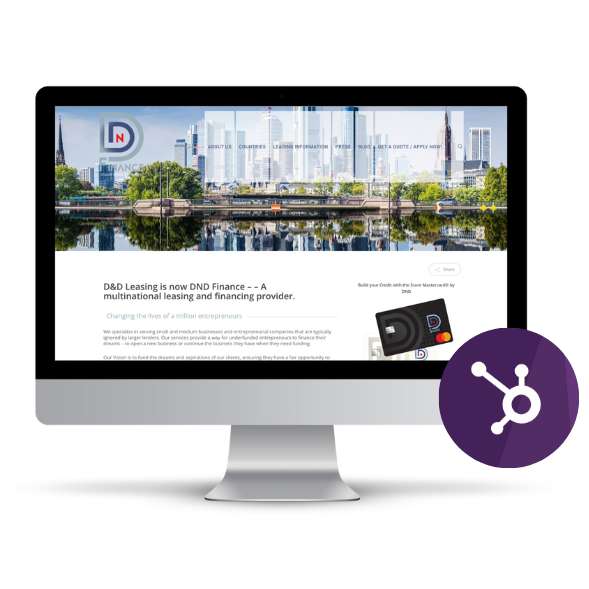DND Finance website homepage
