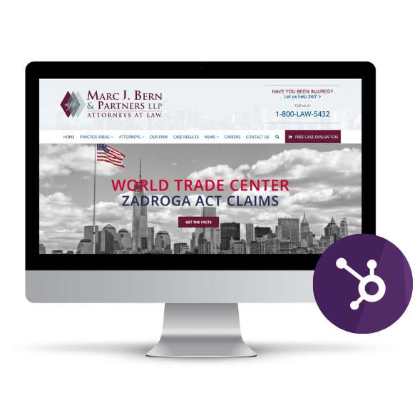 Marc J. Bern & Partners LLP website homepage