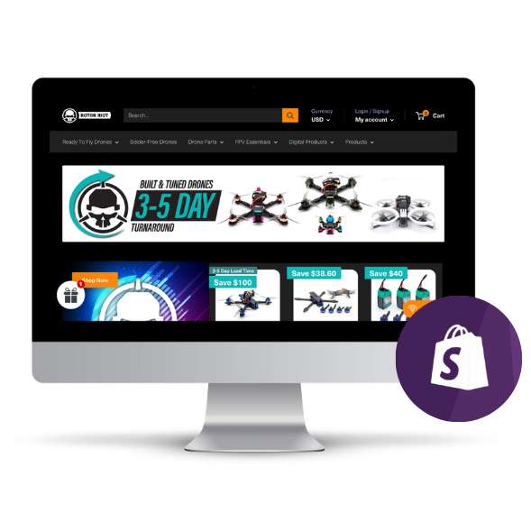 Rotor Riot website homepage