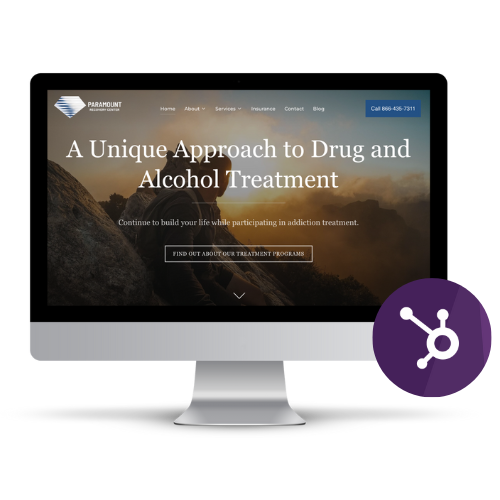 Paramount Recovery Website Example
