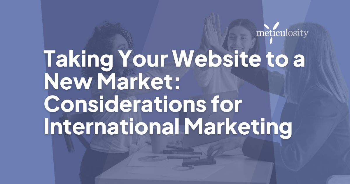 Taking your website to a new market